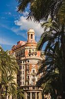 Stadsgezicht van de stad Valencia, Spanje