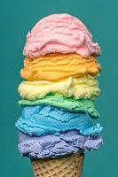 Regenboogijs