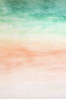 Groen oranje aquarel achtergrond