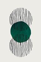 Minimalistische cirkel groen #9