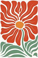 Abstracte bloemenposter #17
