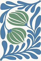 Abstracte bloemenposter #20