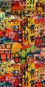 Olieverfschilderij Cinque Terre, Italië #4