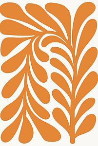 Abstracte bloemenposter #10