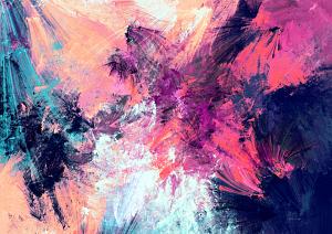 Abstracte textuur roze en blauw