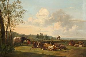Landschap met vee, Pieter Gerardus van Os, 1816