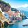 Stadsgezicht van de stad Amalfi, Italië