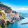 Stadsgezicht van de stad Amalfi, Italië