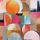 Abstract modern landschap