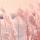Winters landschap met roze gloed
