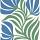 17527 ov abstracte bloemenposter  13 15x15