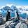 20665 ol twee pingu ns in winters landschap 120x90