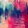 Abstract brush magenta