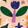 Bloemencompositie roze #26