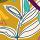 9460 ol bloemenportret geel  29 100x50