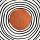 Minimalistische cirkel rood #10