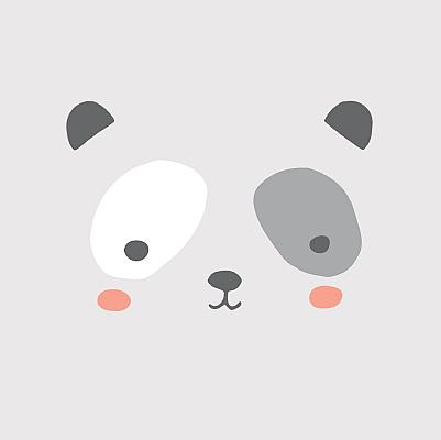 Lieve panda illustratie