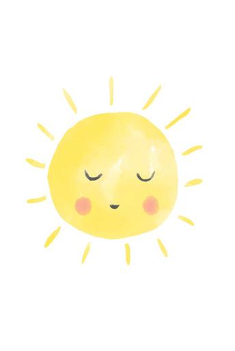 Stralende zon