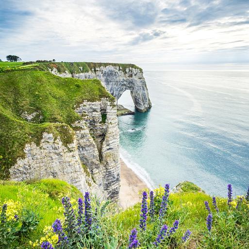 Kliffen van Etretat, Normandië, Frankrijk