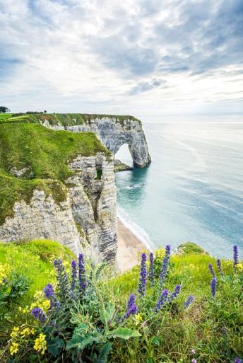 Kliffen van Etretat, Normandië, Frankrijk