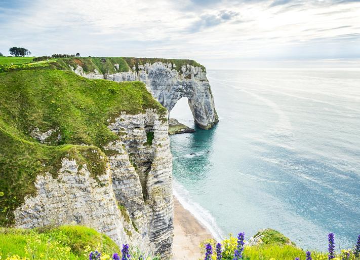 Kliffen van Etretat, Normandië, Frankrijk