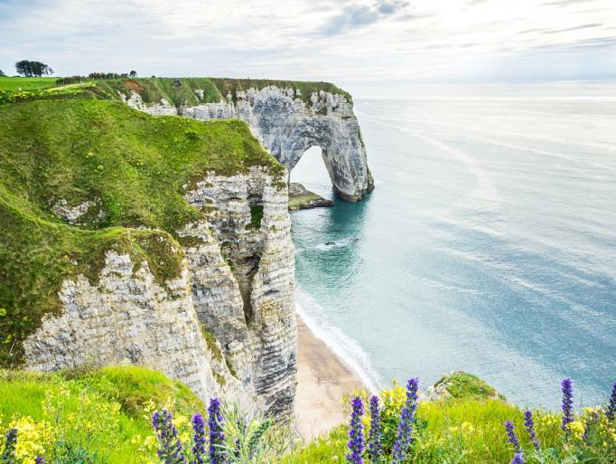 Kliffen van Etretat, Normandië, Frankrijk