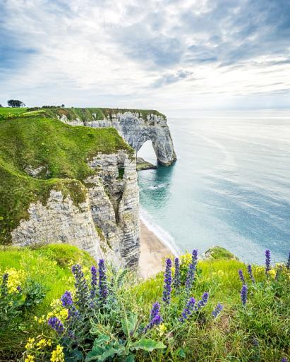 Kliffen van Etretat, Normandië, Frankrijk