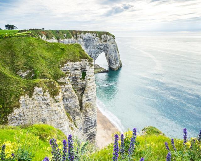 Kliffen van Etretat, Normandië, Frankrijk