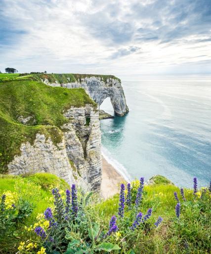 Kliffen van Etretat, Normandië, Frankrijk