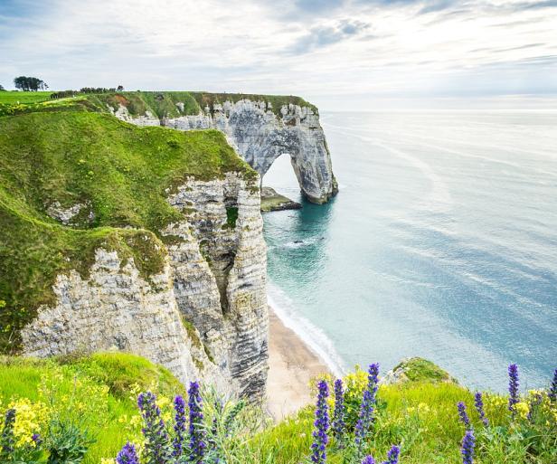 Kliffen van Etretat, Normandië, Frankrijk