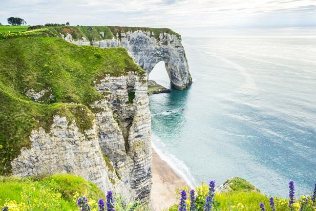 Kliffen van Etretat, Normandië, Frankrijk