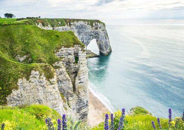 Kliffen van Etretat, Normandië, Frankrijk
