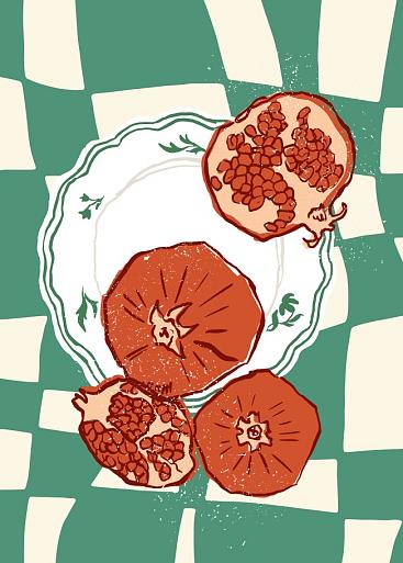 Groene compositie met uien