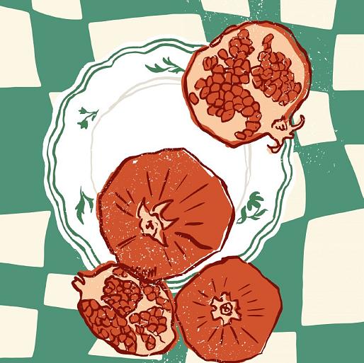 Groene compositie met uien