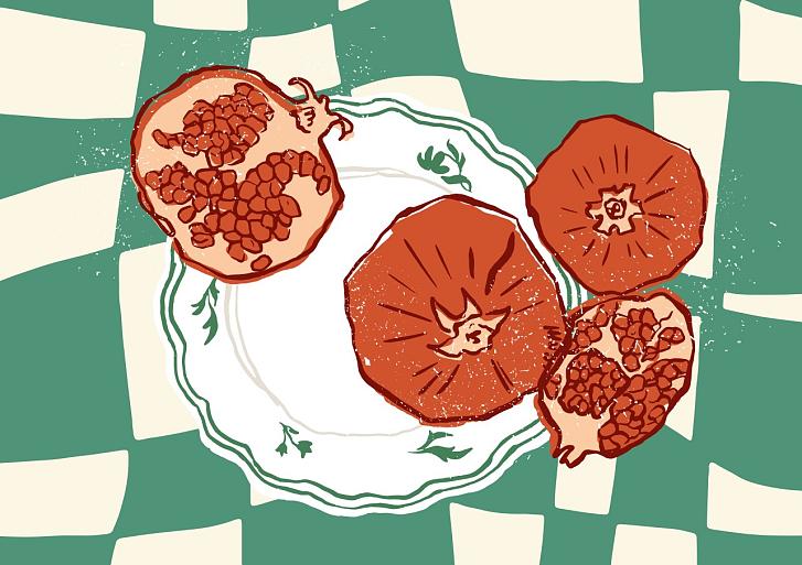 Groene compositie met uien