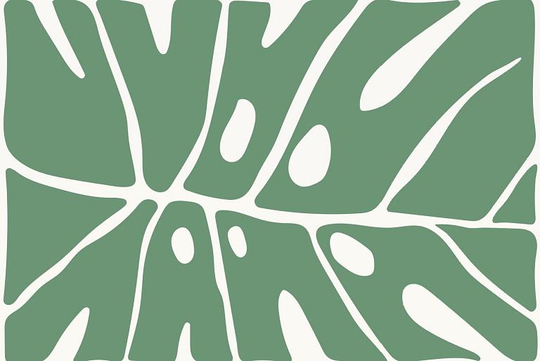 Abstracte bloemenposter #5