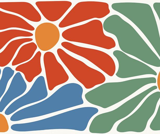 Abstracte bloemenposter #7