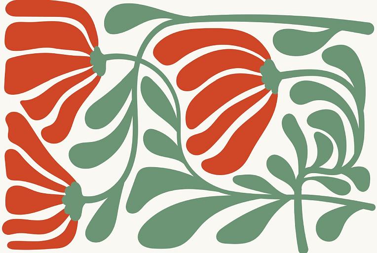 Abstracte bloemenposter #9