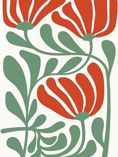 Abstracte bloemenposter #9