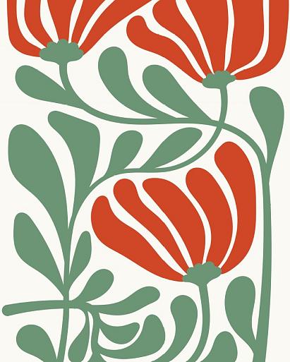 Abstracte bloemenposter #9