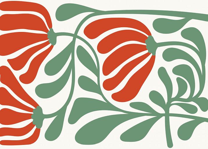 Abstracte bloemenposter #9