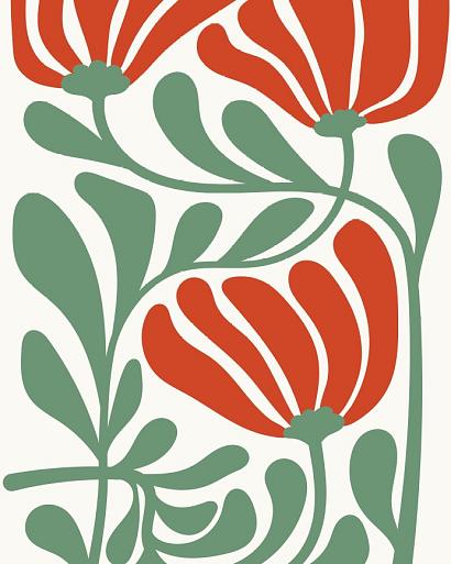 Abstracte bloemenposter #9