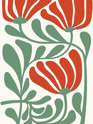 Abstracte bloemenposter #9