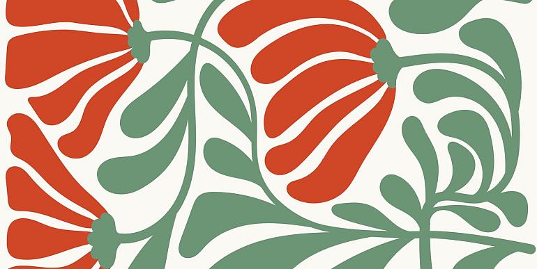 Abstracte bloemenposter #9