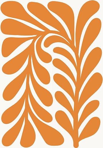 Abstracte bloemenposter #10