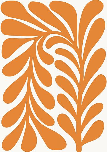 Abstracte bloemenposter #10
