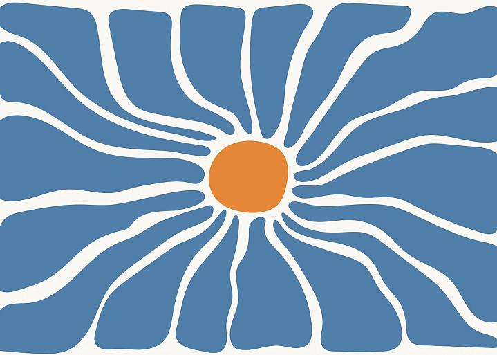 Abstracte bloemenposter #11