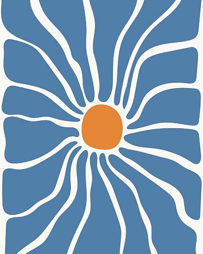 Abstracte bloemenposter #11