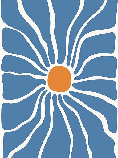 Abstracte bloemenposter #11