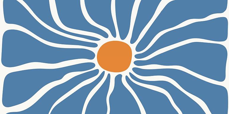 Abstracte bloemenposter #11